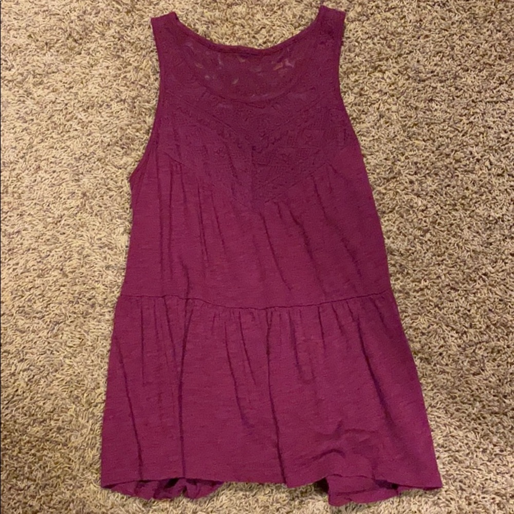 cute express purple tank top.